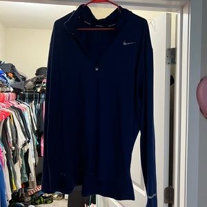 Blue Nike Dri Fit Mens Running Top